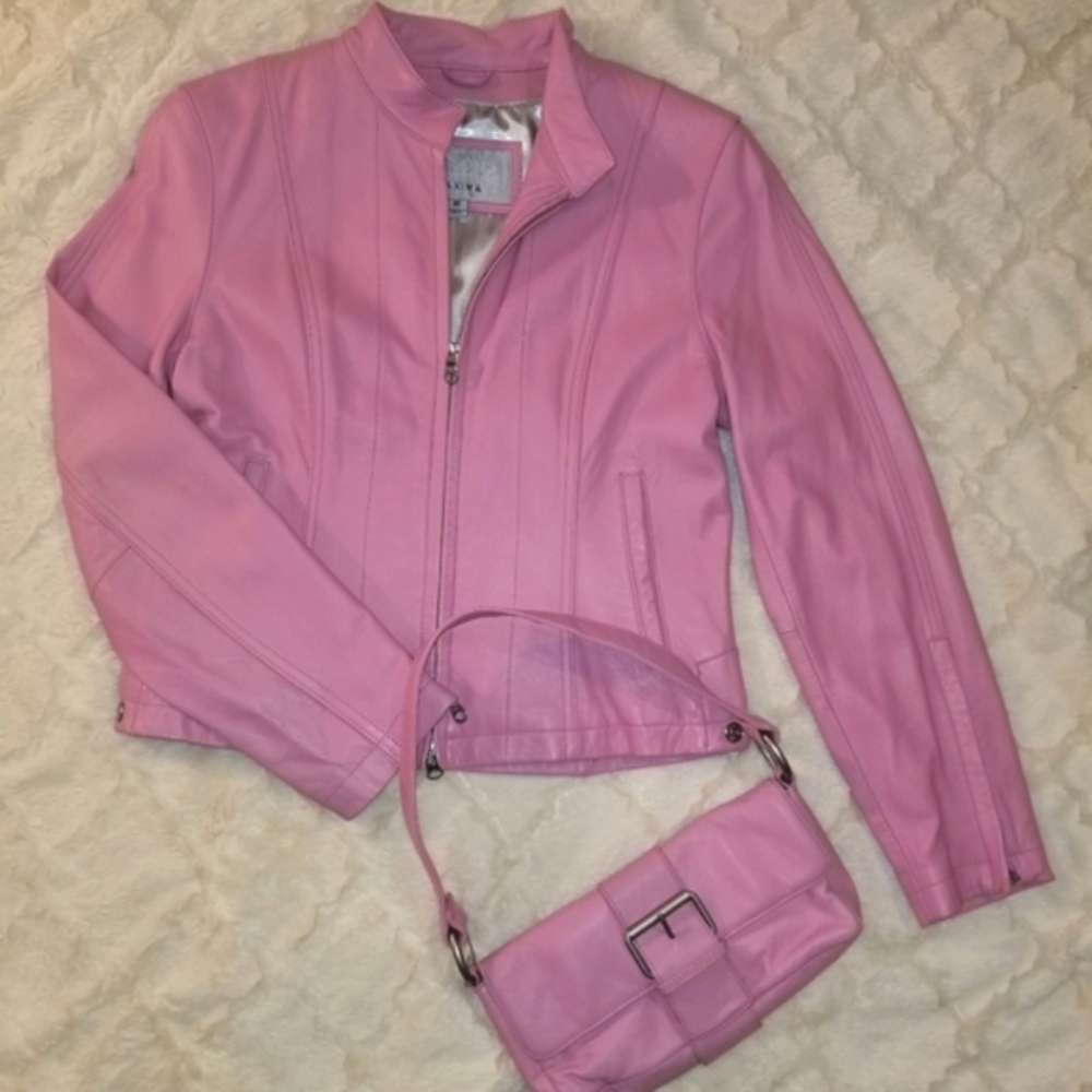 Wilsons Leather Pink Jacket